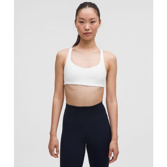 Lululemon White Free to Be Bra - Picture 1 of 6